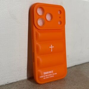 Orange Cross Phone Case